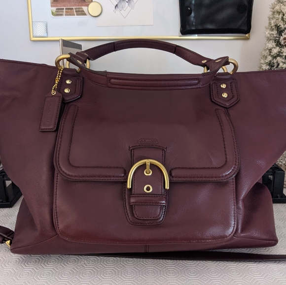 ✨COACH✨Burgundy Satchel - Picture 2 of 11